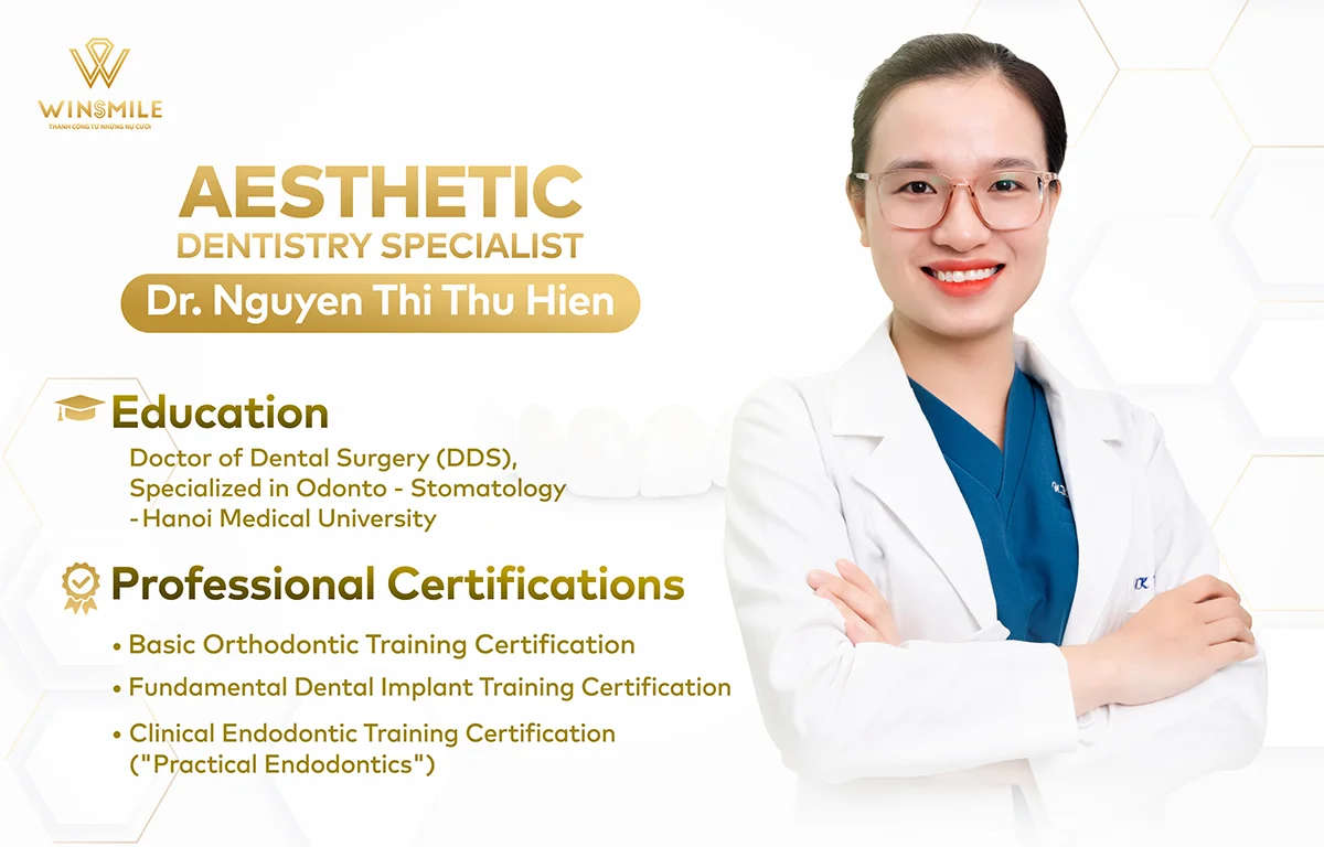 Dr. Nguyen Thi Thu Hien - Aesthetic Dentistry Specialist