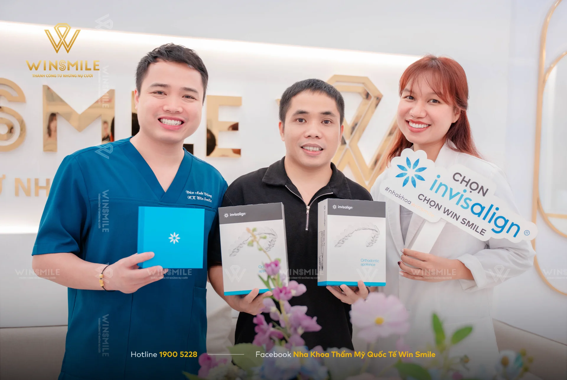 A client choosing Invisalign clear aligner therapy for his journey to a perfect smile at Win Smile